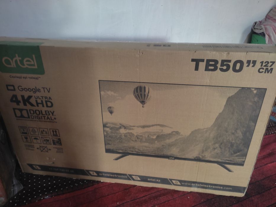 Artel Smart Televizor 50 lik, yangi ochilmagan