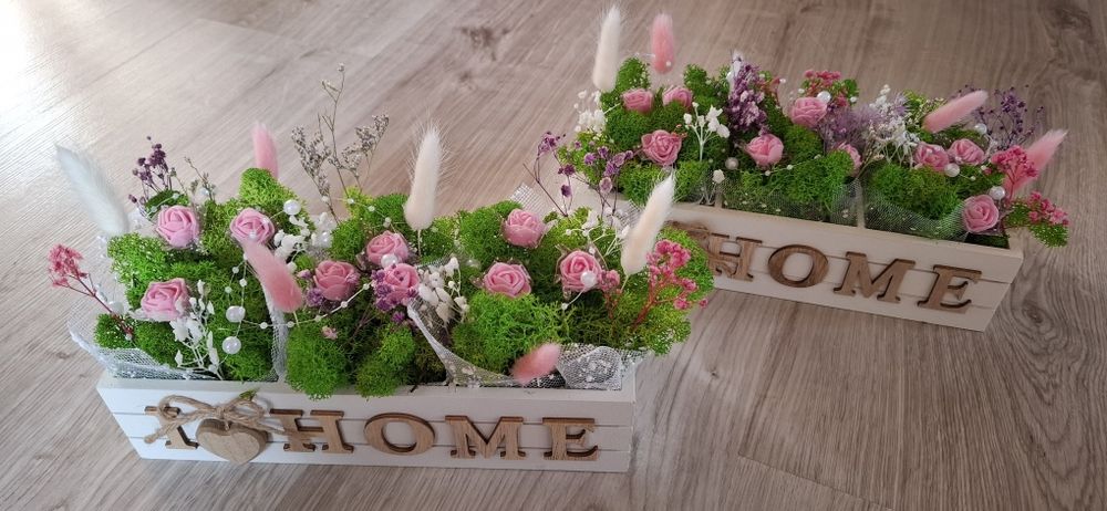 Кашпа със скандинавски мъх