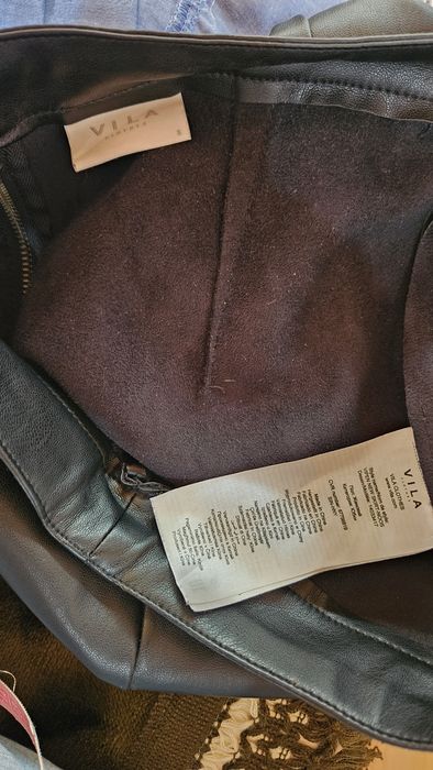 Fustă imitație piele Vila