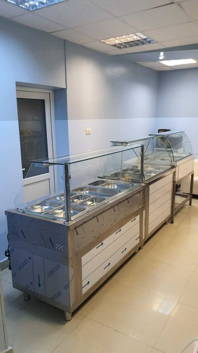 VITRINA Calda / Bain Marie /  AUTOSERVIRE 3-6 GN 1/1 / VITRINA Rece. /