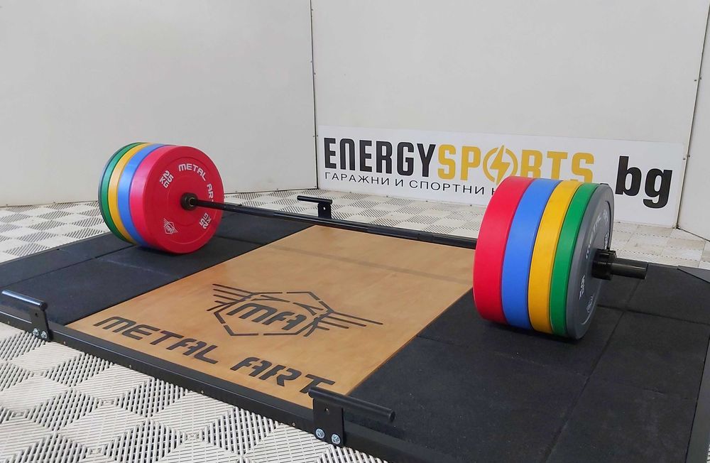 Прав лост Ф50 - 220 см -  цвят черен с тефлоново покритие