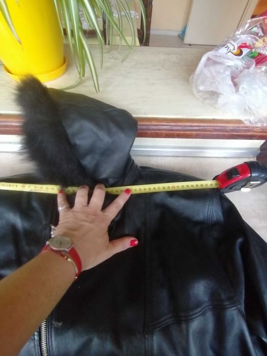 Дамско кожено яке хл