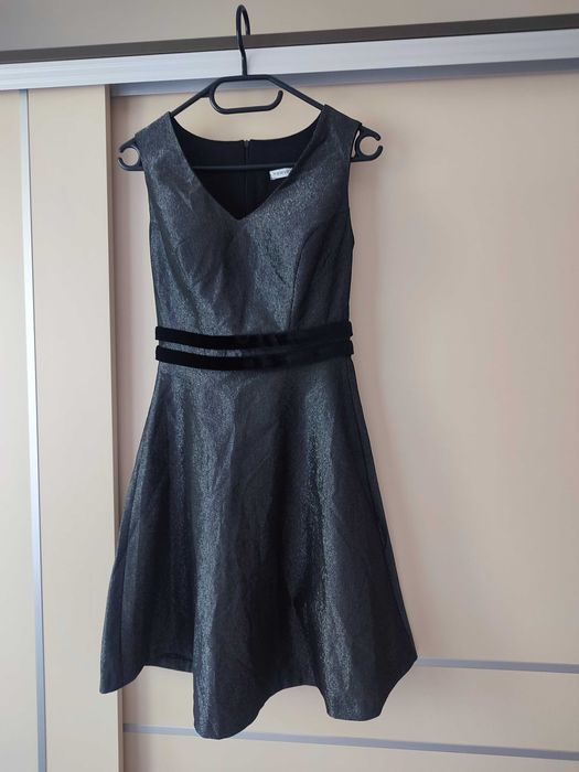 Официална блестяща къса рокля