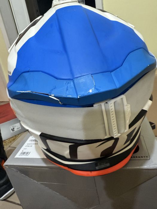 Airoh Strycker Glam Blue Matt, размер L,  с очила 100%.