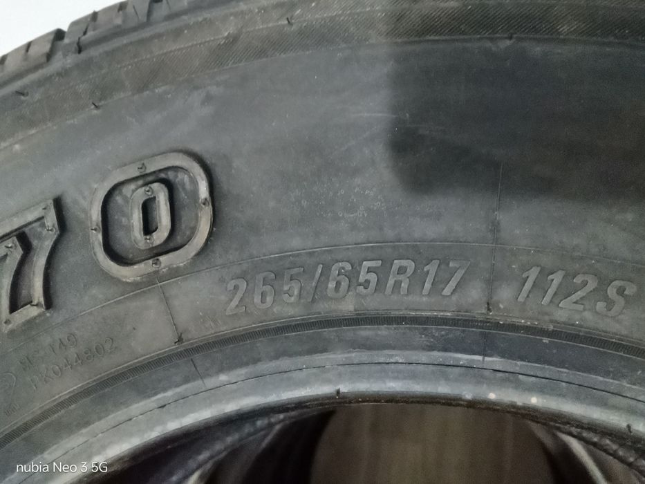 Продам покрышки на 17 новый..