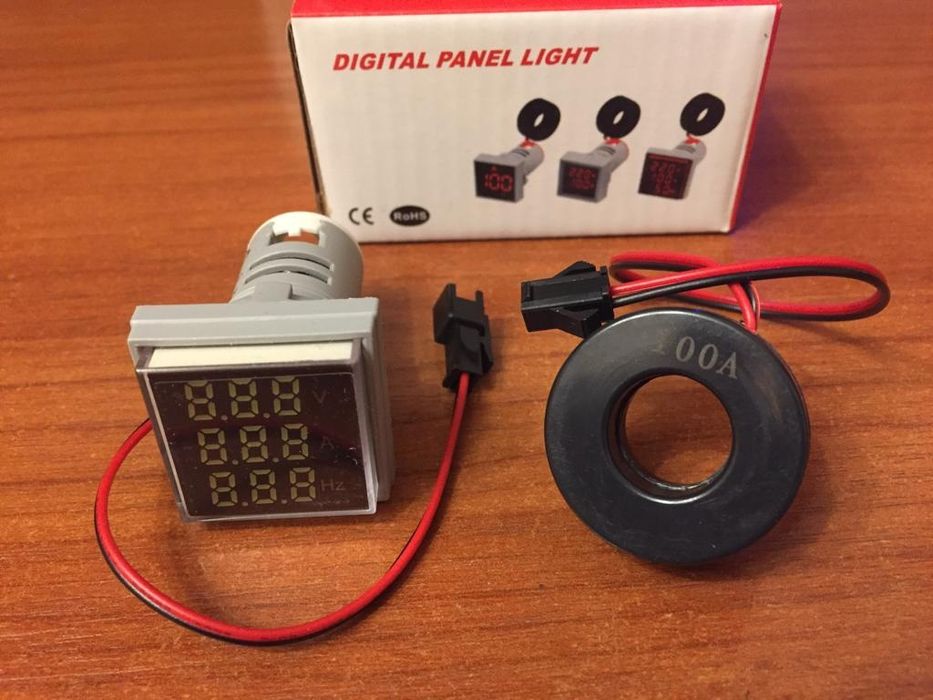 3 в 1 : Вольтметр, амперметр, частотометр