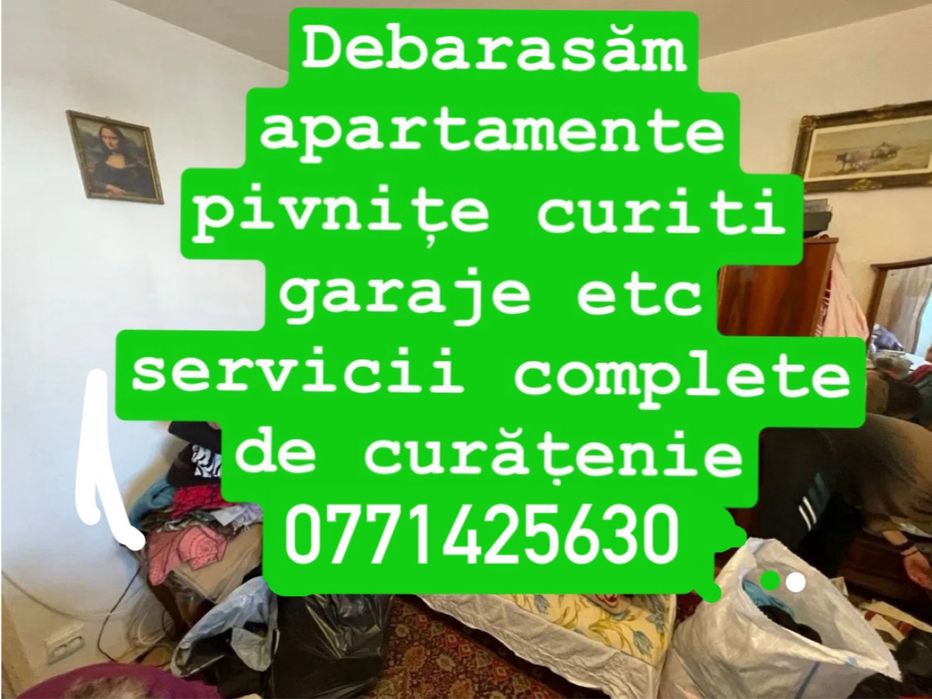 Debarasarii apartamente pivnite
