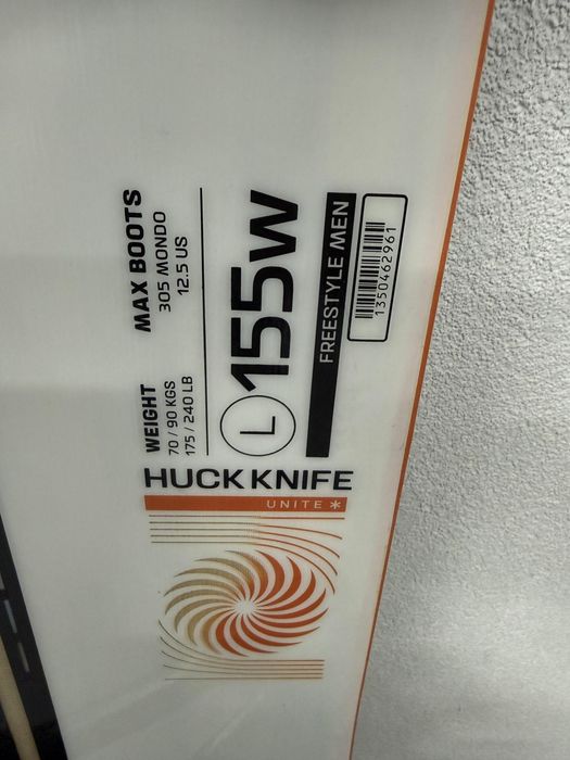 placa snowboard salomon huck knife wide L155cm 2025