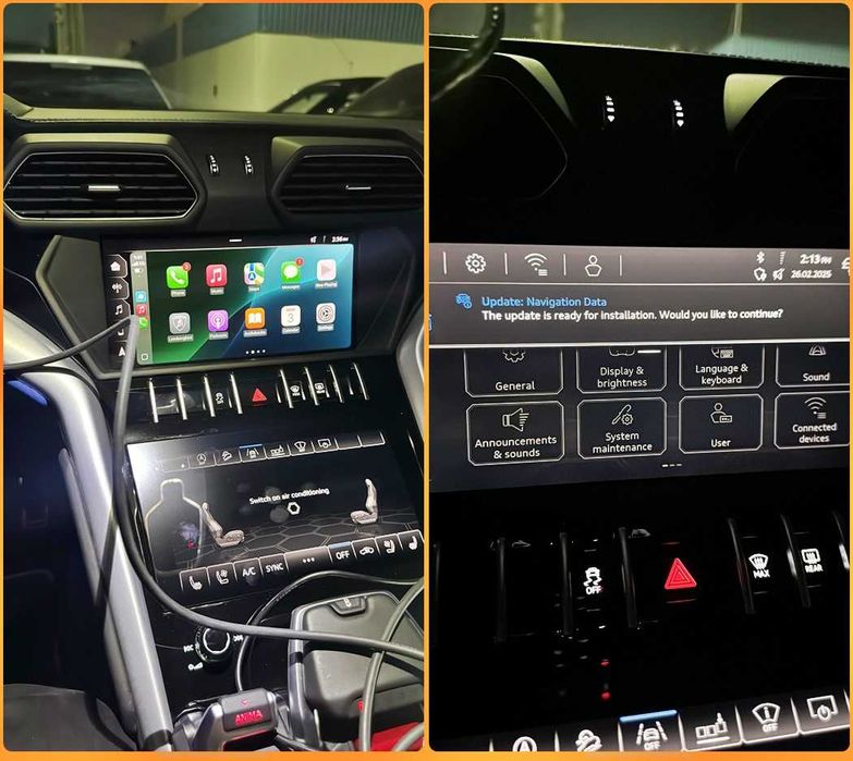 Carplay Android Bentley Lamborghini VAG Mercedes BMW BENTLEY Mini