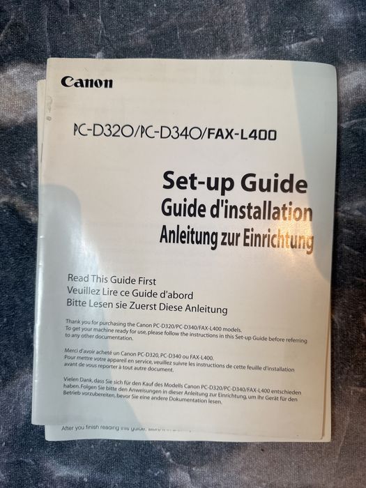 Приниер canon PC D320