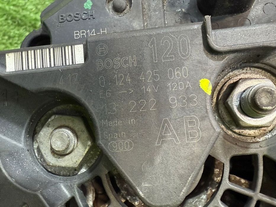 Alternator opel corsa 1.6 benzina 2014 cod oem 93188158 95515976 0124425060 13222933 2012-2018