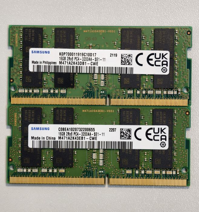 DDR4 32gb 3200mhz, Samsung