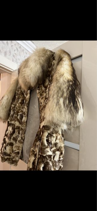 Шуба лисий 42-44 размер