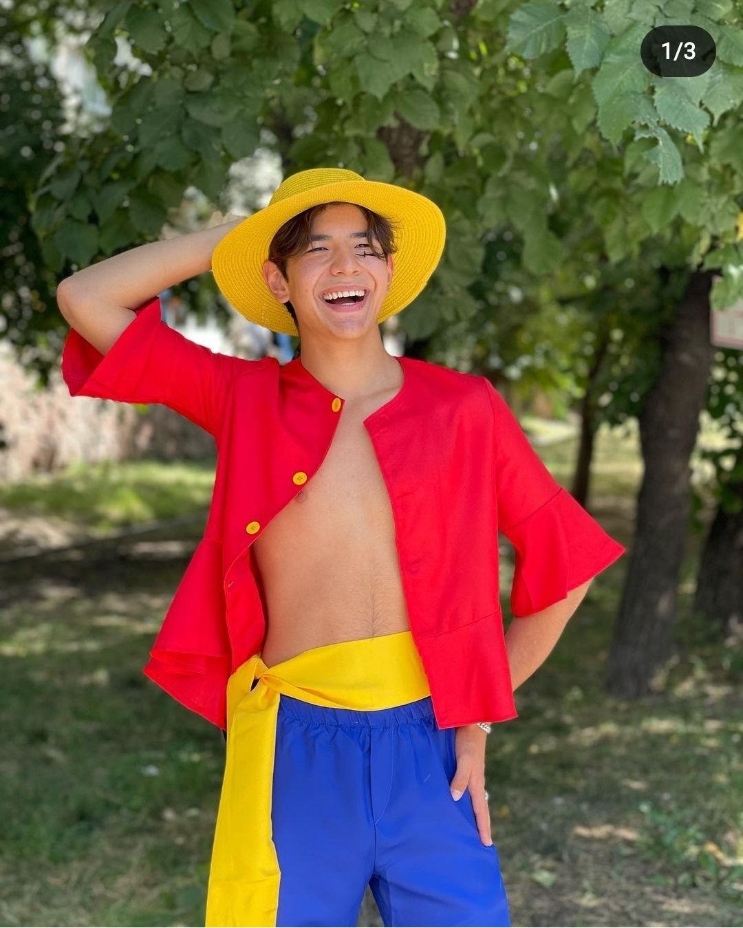 Косплей костюм Луффи из аниме Ван пис/Cosplay Luffy anime One piece: 16 000  тг. - Игрушки Алматы на Olx