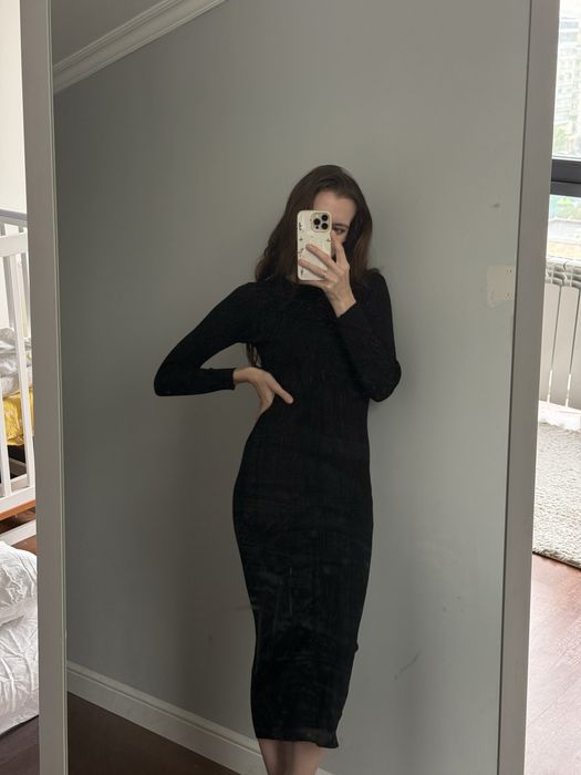 Трикотажное платье