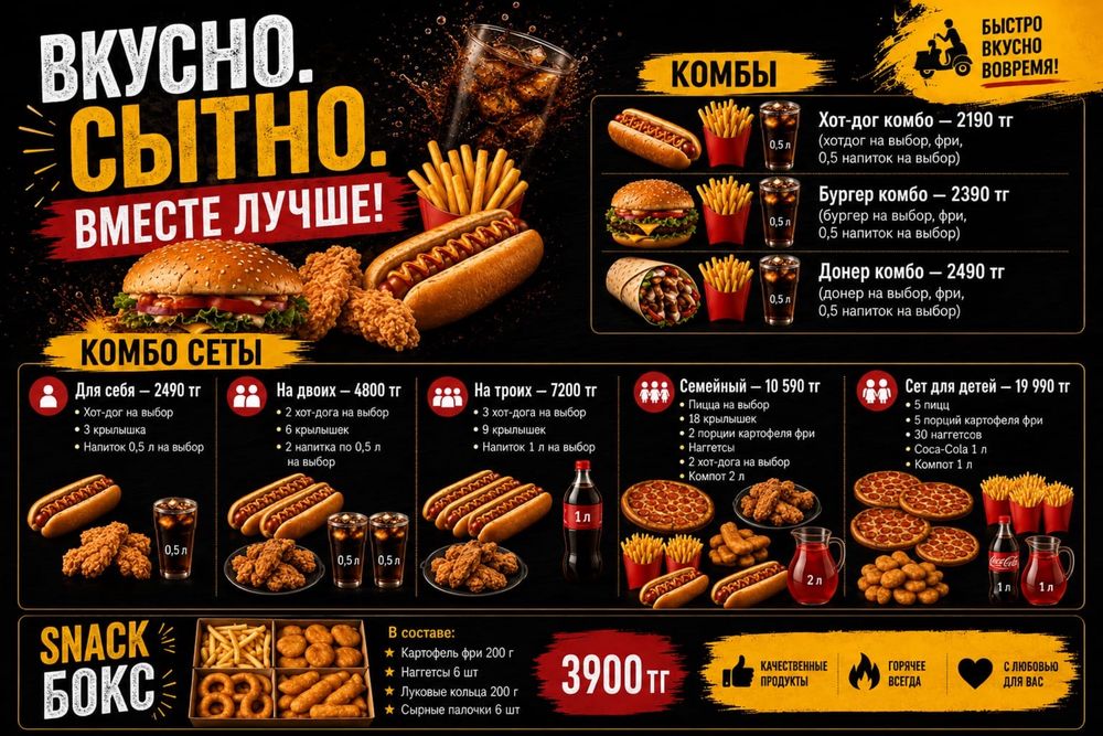 Готовый бизнес фаст фуд