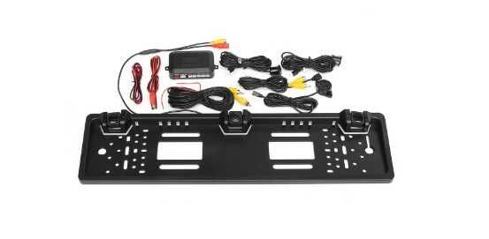 Поставка за номер с камера за задно виждане и парктроник