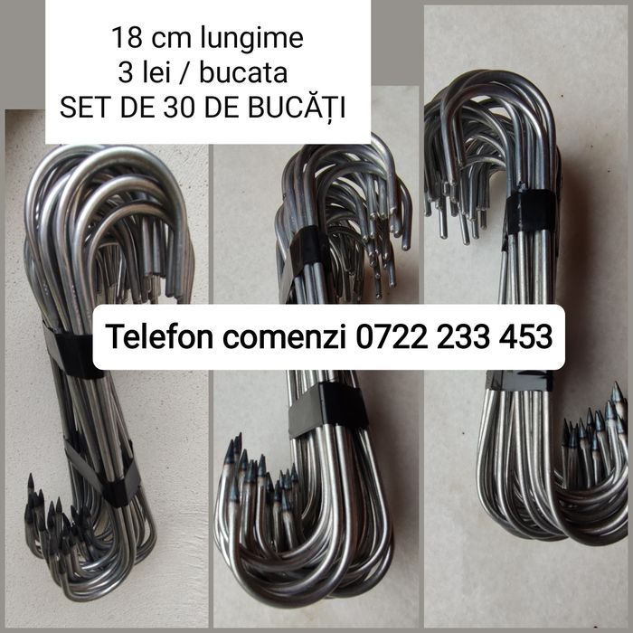 Cârlige pentru afumătoare 18 cm