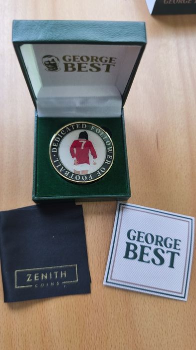 Официална колекционерска монета George Best #7 (Zenith Coins) – Лимитирана серия!