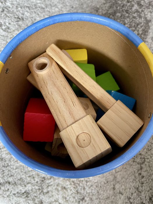 Монтесори дървена писта с топчета/marbel run