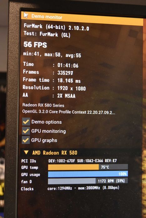 Sapphire Nitro+ Radeon Rx 580 8 GB в кутия и диск с аксесоари