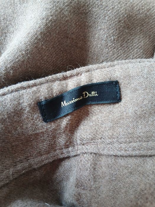 Pantaloni dama Massimo Dutti largi masura 40 lana si vascoza