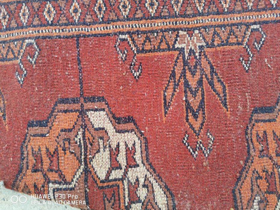 Ръчно Тъкан (Tekke Buhara) Персийски Вълнен Килим