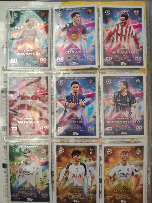 Match attax 2025/2026 карти