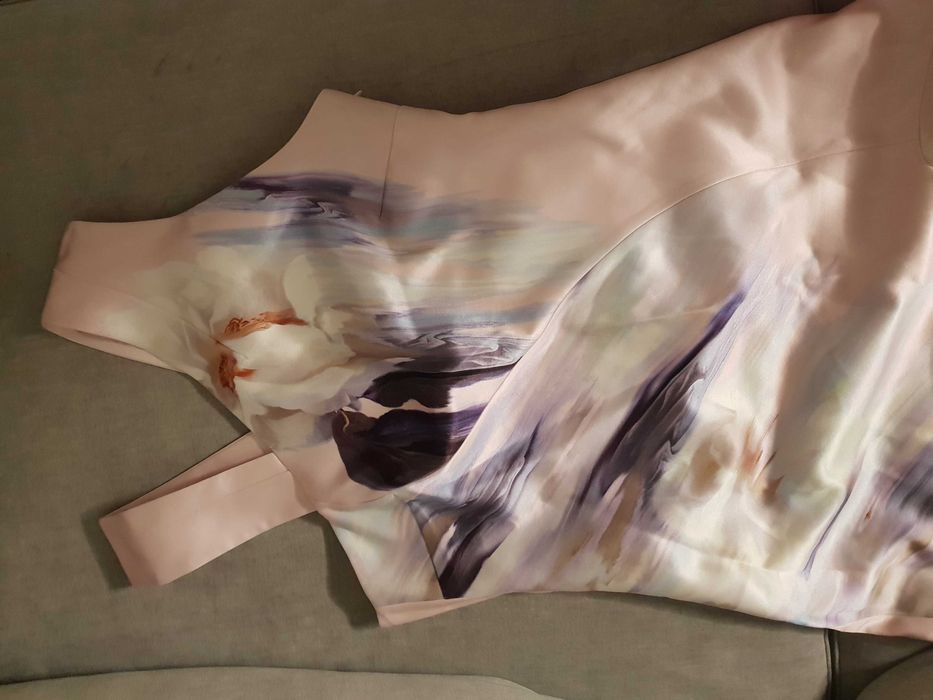 Rochie H&M premium cu matase naturale noua nr 42