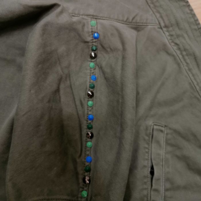 Geacă verde de blugi