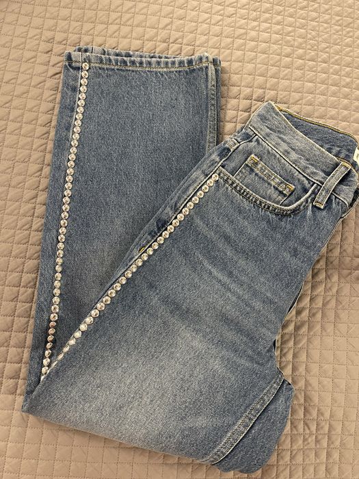 Дънки с капси Манго