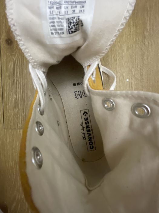 Converse Желтые chuck 70 unisex, размер 38