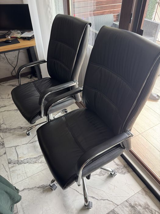 Бизнес офис стол кожа в гаранция към Окей Офис