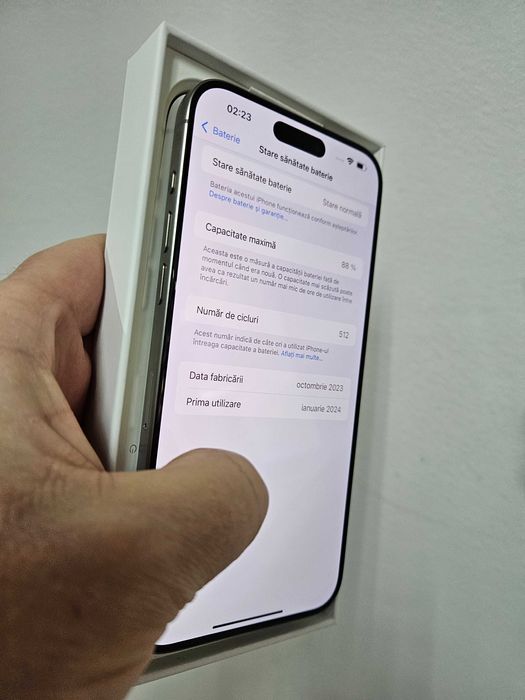 iPhone 15 Pro Max, 256gb, neverlock, 88% bateria, cutie.