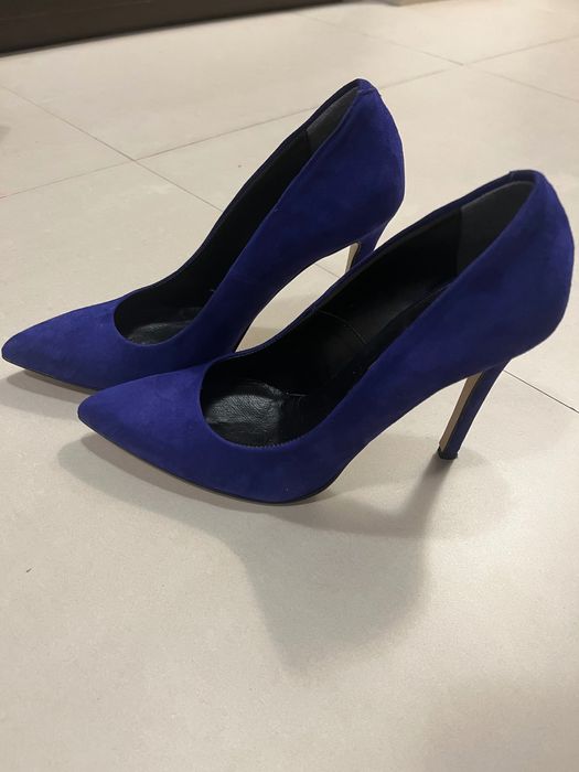 Pantofi stiletto piele intoarsa, marimea 37