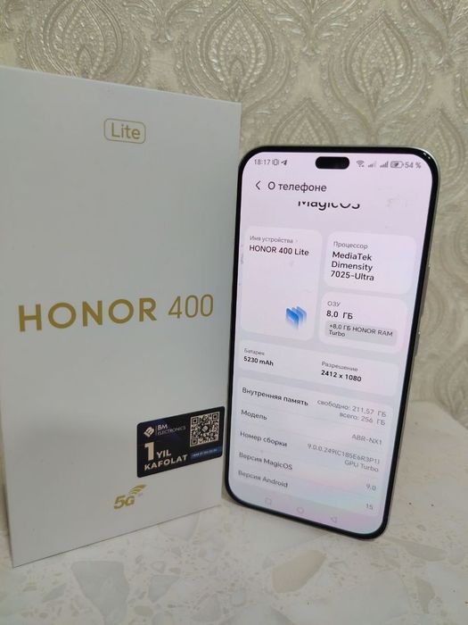 Honor 400 Lite 8/256gb