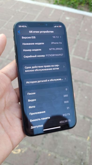 Iphone XS, 512 / 76