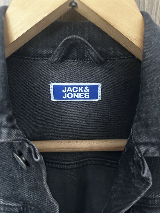 Черно дънково яке Jack&Jones
