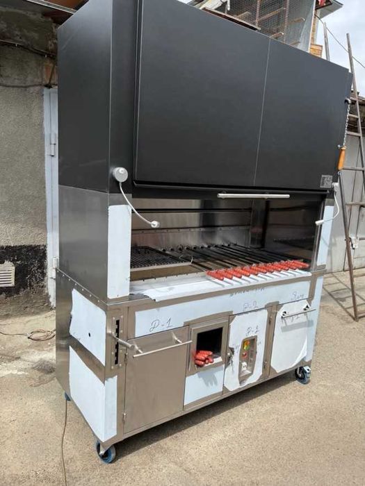 Мангал с гидрофильтром из нержавейки