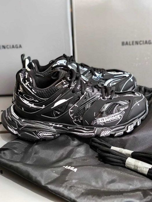 Черни мъжки маратонки Balenciaga track ID:154