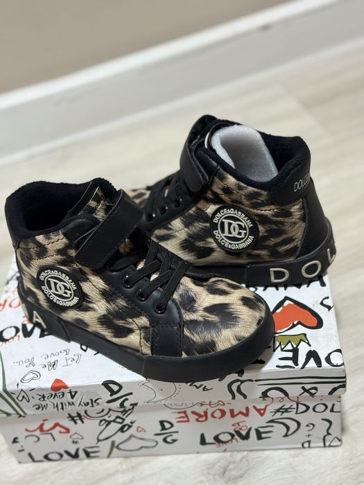 Кожанные Детские ботинки для девочки