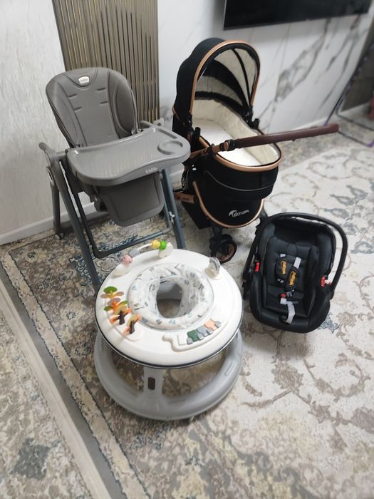 Коляска, стульчик люлька, ходунок