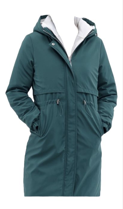 Дълга парка с качулка