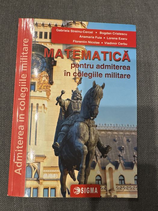 Carti / culegeri pentru admiterea in colegiile militare