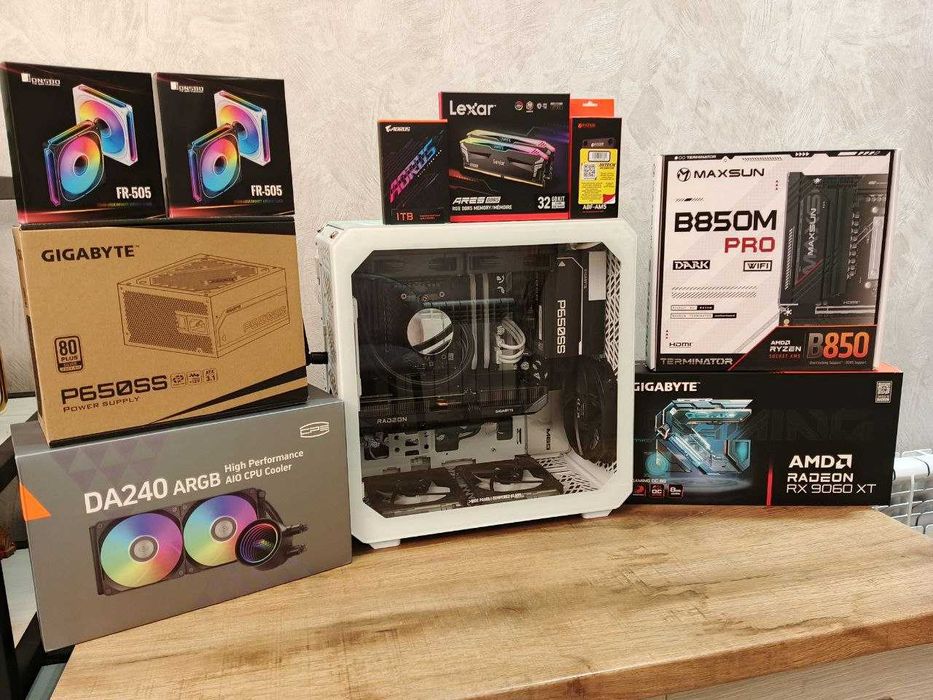 Игровой компьютер AMD9700X, RX9060XT 8Gb, 32Gb DDR5, 1Tb NVMЕ, БП 650W