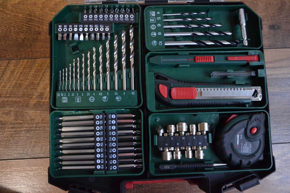 Нов kуфар с принадлежности Parkside