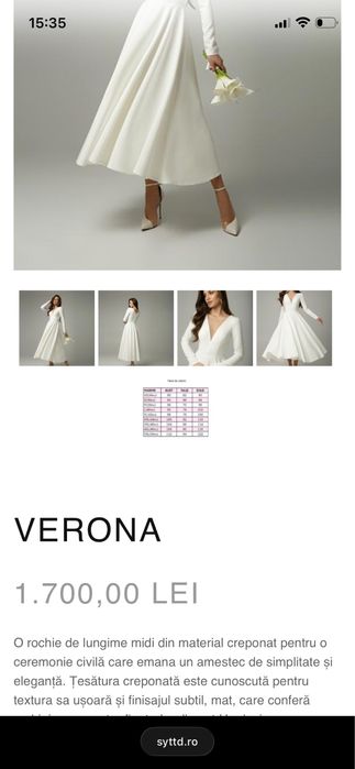 Rochie mireasa Verona