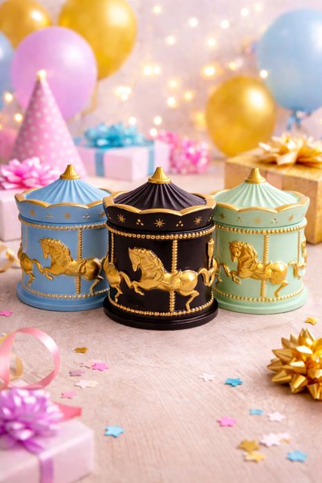 Свеча карусель символ нового года