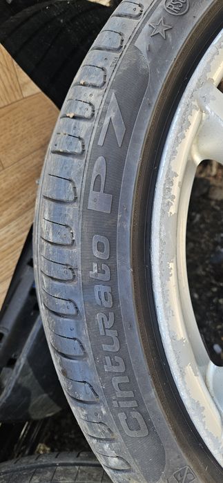 Джанти стил 351 М-ПАКЕТ с гуми Pirelli Cinturre P7 dot 23г 245/40 R19 за BMW F10 F11