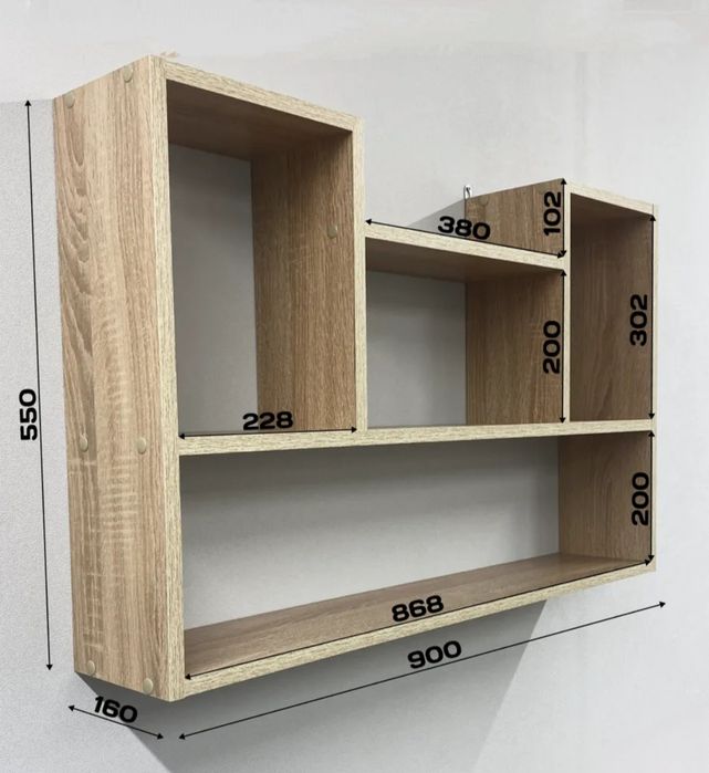 Настенная полка (ЛДСП, класс E1)